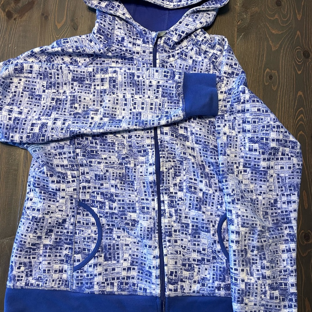 Matrix, Printed Zip up Hoodie, Size XL